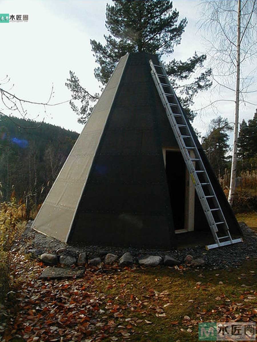 一步步！教你如何构建类似帐篷的小木屋