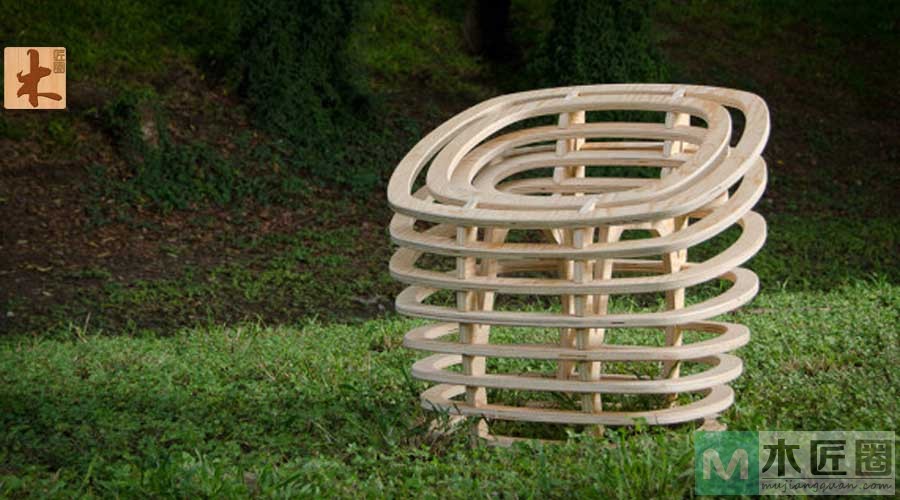 无设计不生活，创意家具设计之骨结构木凳子
