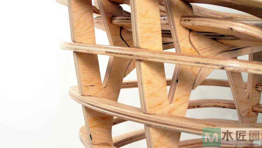 无设计不生活，创意家具设计之骨结构木凳子