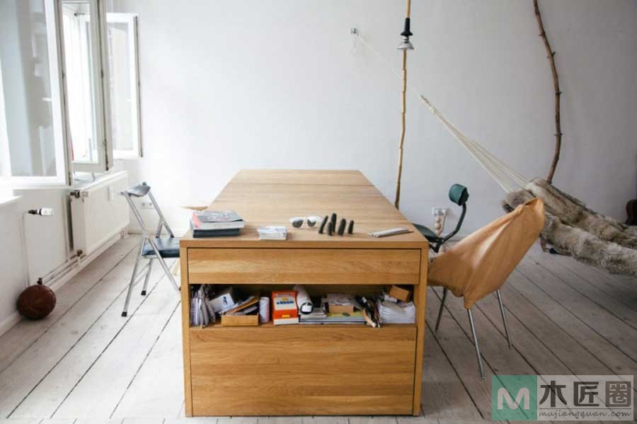 善于利用空间装修设计，新空间概念桌子随时变成床