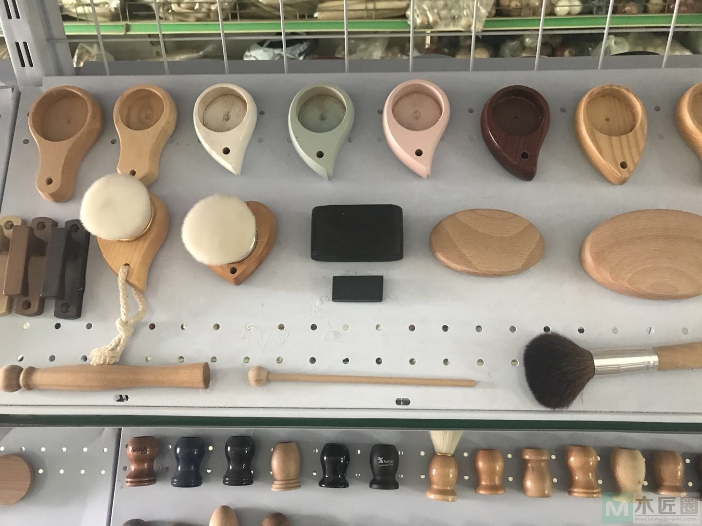 木碗钻孔机，圆环、木盖、木杯子生产工具