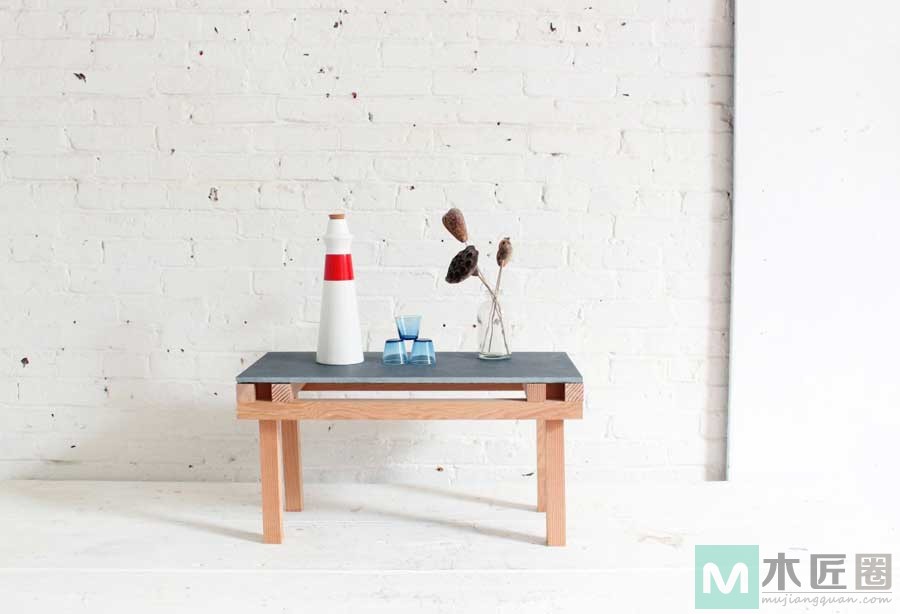 Diy手工制作，简约的错层创意实木咖啡桌