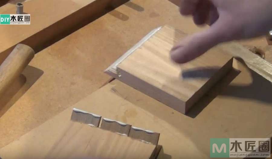 木工师傅榫卯结构图解，插片榫的制作方法