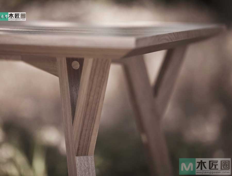 以古法中式榫卯结构工艺，实木桌子的制作过程木工教学