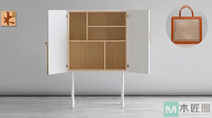 家具设计既是一门艺术，分享一款来自手袋灵感的橱柜