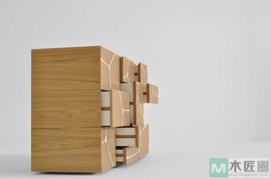 来自南非的家具设计师，年轮抽屉个性收纳储物柜空间