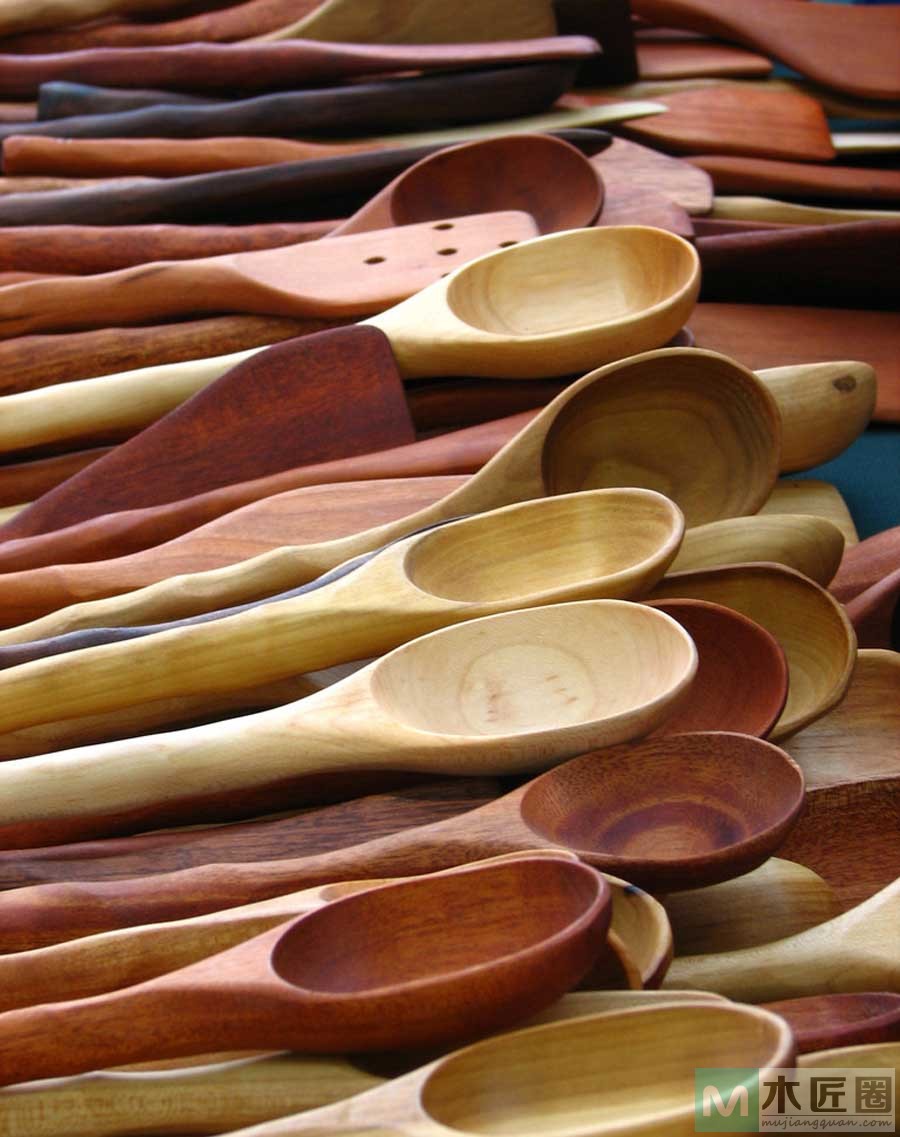 木工爱好者，图解手工制作木汤勺的方法