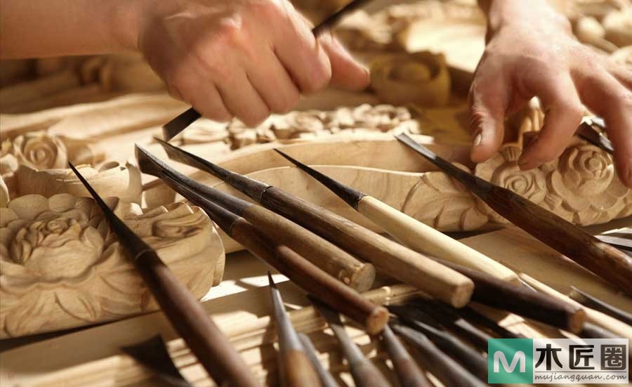 中国传统雕刻解析！木雕的基础雕刻技法技艺