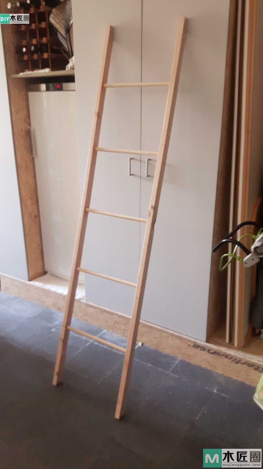 有了这个梯子衣架，木工爱好者的创意做法