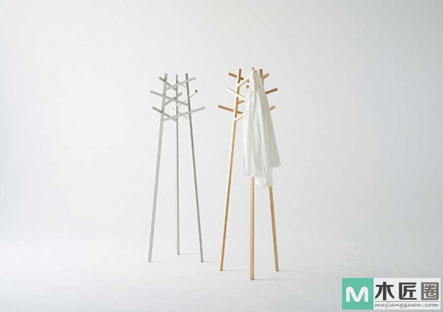 日本家具设计师，创作的传统工艺 Nadia系列木制家具作品