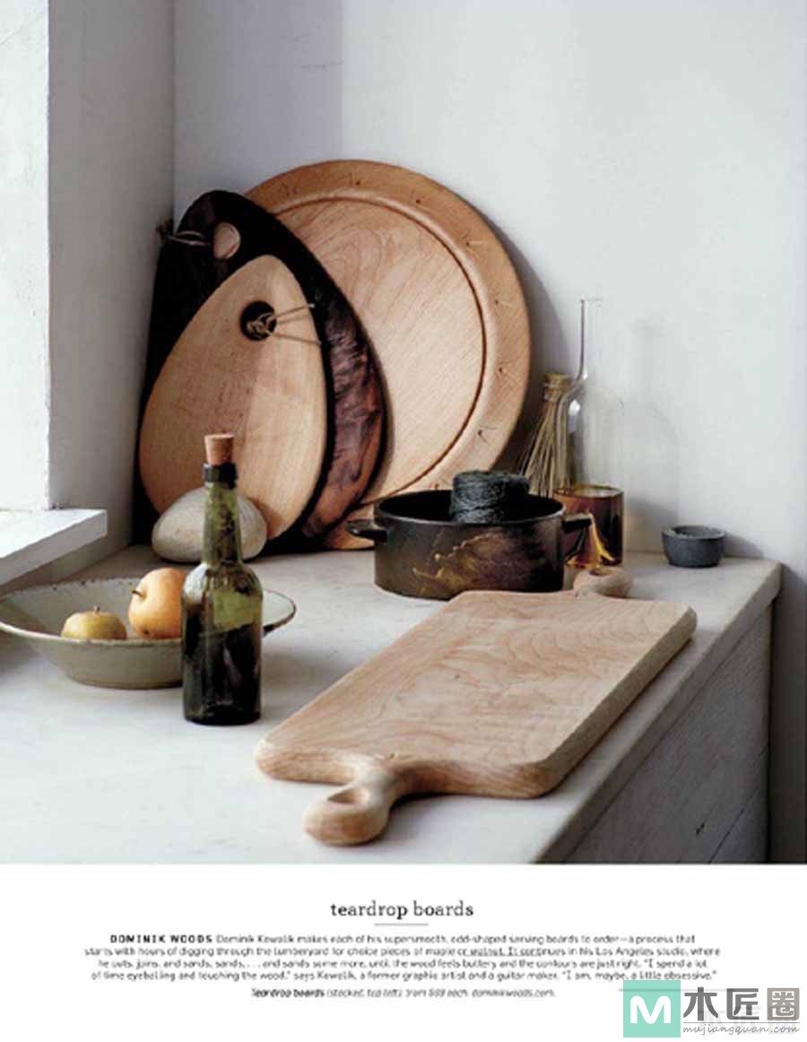 英国设计师设计的厨房用具，再现纯天然质感木质厨房用品