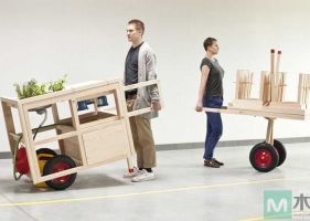 奥地利家具设计师，制作吃货神器移动烹饪车