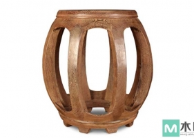 古典家具之圆凳，也叫圆杌，是一种杌和墩相结合的凳子