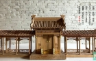 中式凤凰堂-一殿一卷垂花门（带游廊）