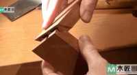 家具中的榫卯结构，老木匠如何手工制作隐形燕尾榫
