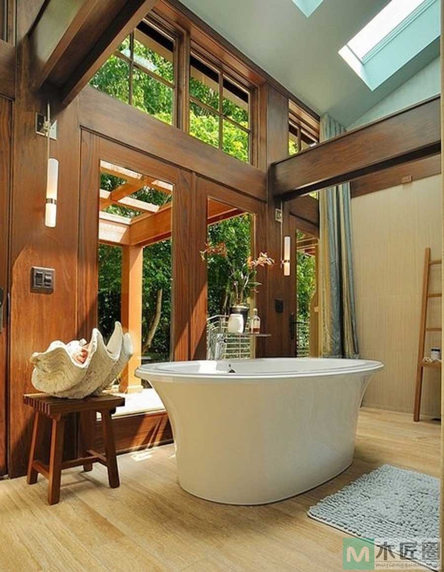 享受高端生活，打造个性的木质卫浴