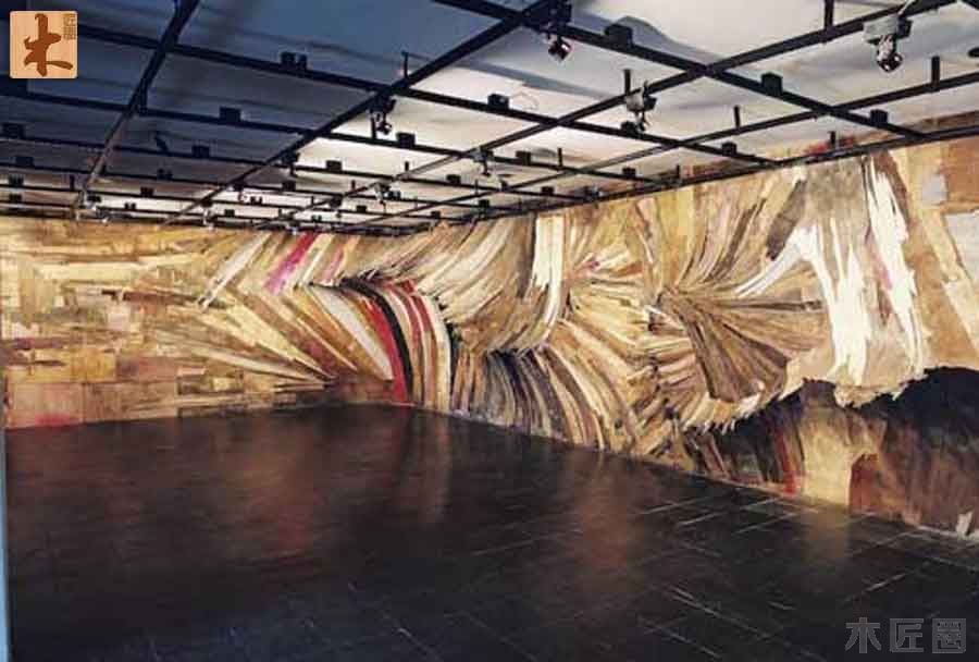 巴西艺术家亨里克•奥利维拉 诠释木的纹理艺术