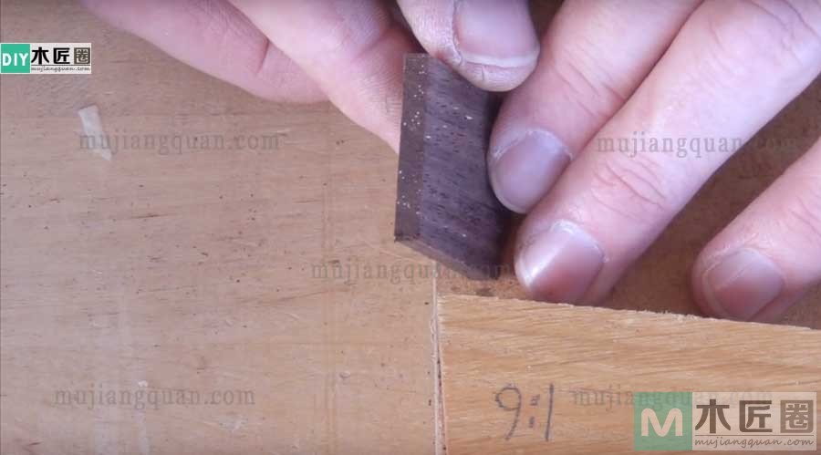 画榫工具，图解燕尾榫划线规的做法