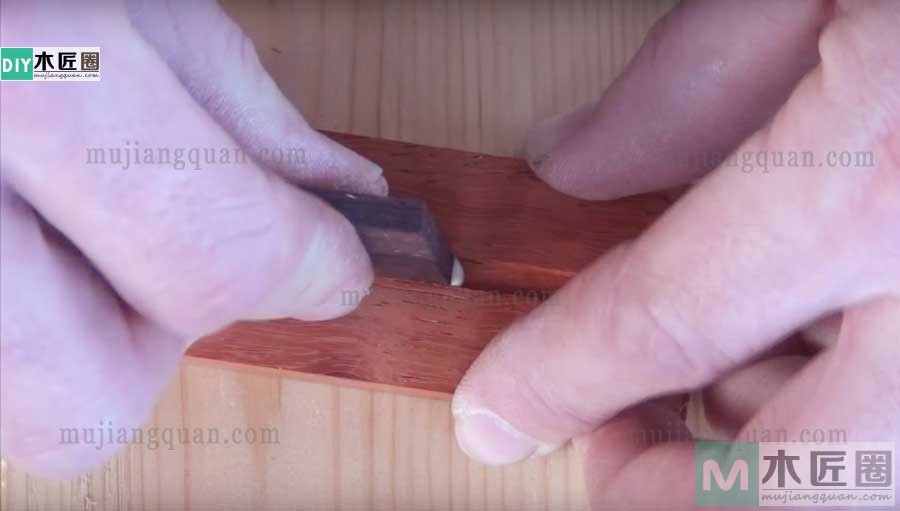 画榫工具，图解燕尾榫划线规的做法