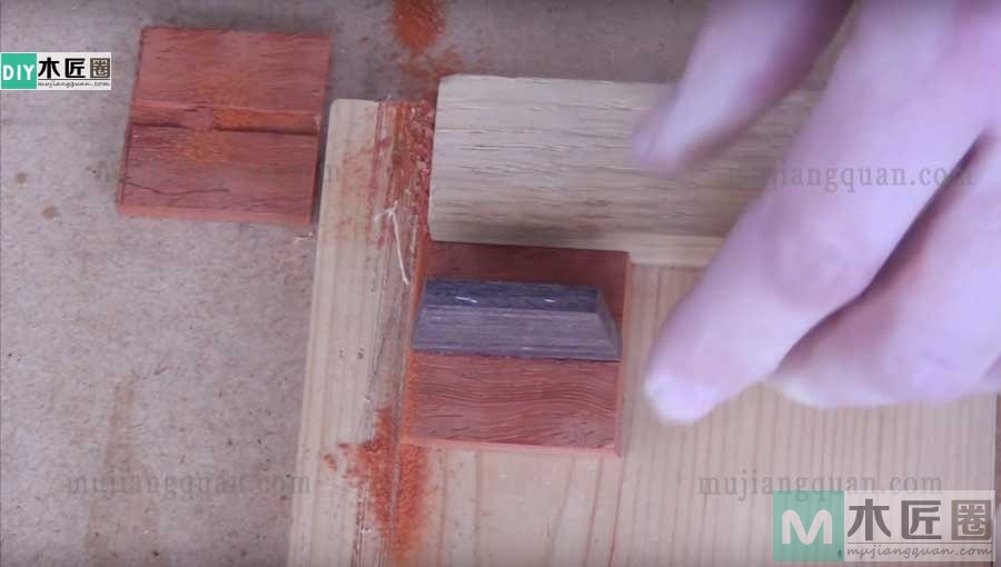 画榫工具，图解燕尾榫划线规的做法