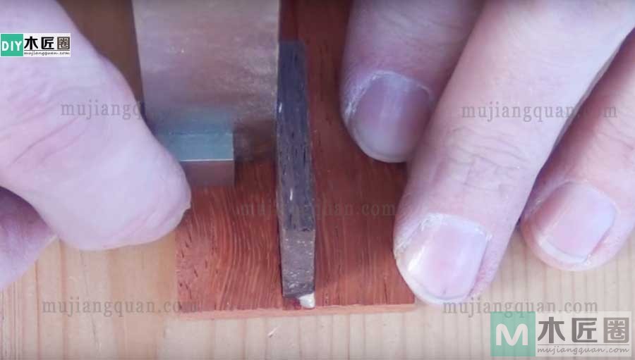 画榫工具，图解燕尾榫划线规的做法