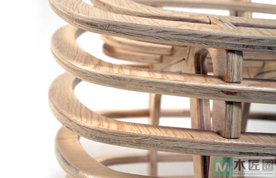 无设计不生活，创意家具设计之骨结构木凳子