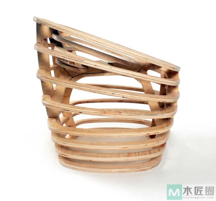 无设计不生活，创意家具设计之骨结构木凳子