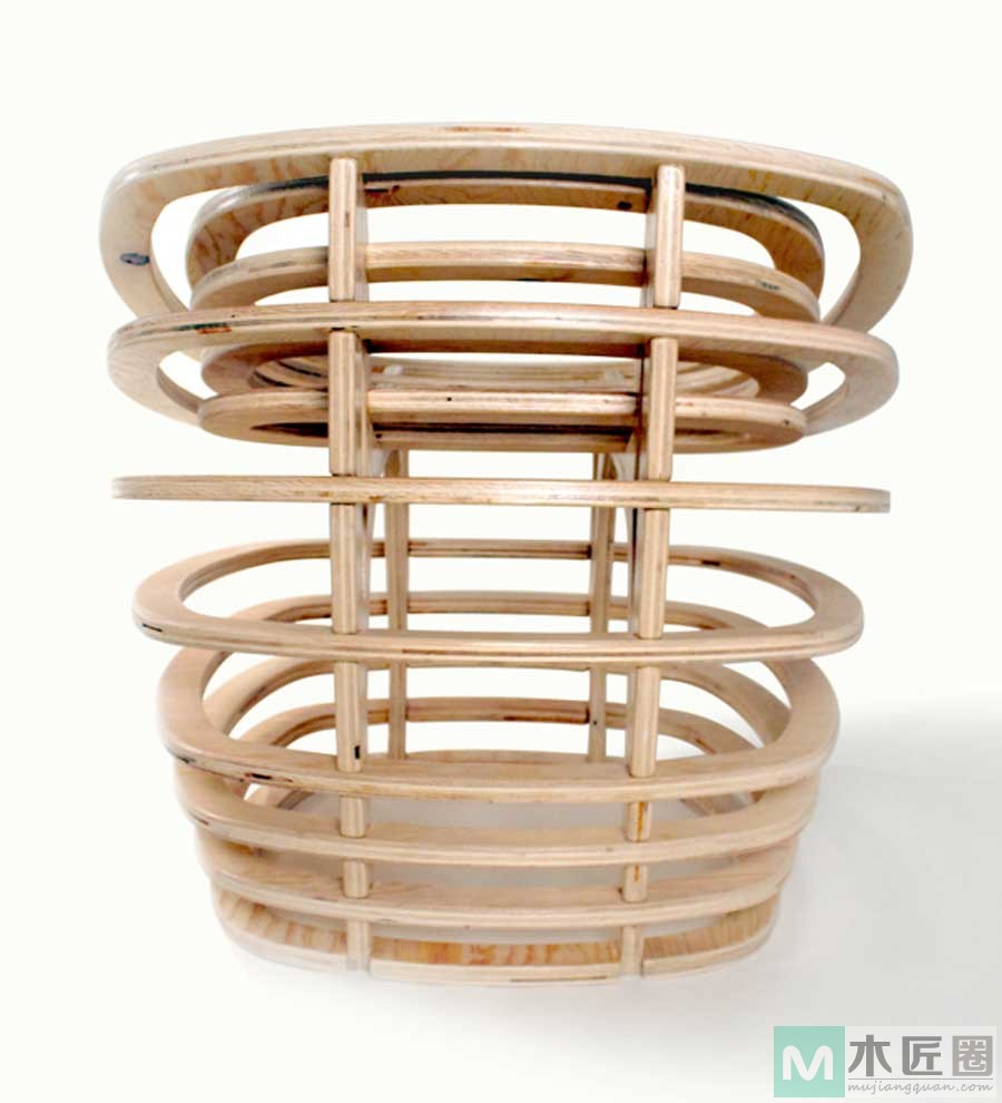 无设计不生活，创意家具设计之骨结构木凳子