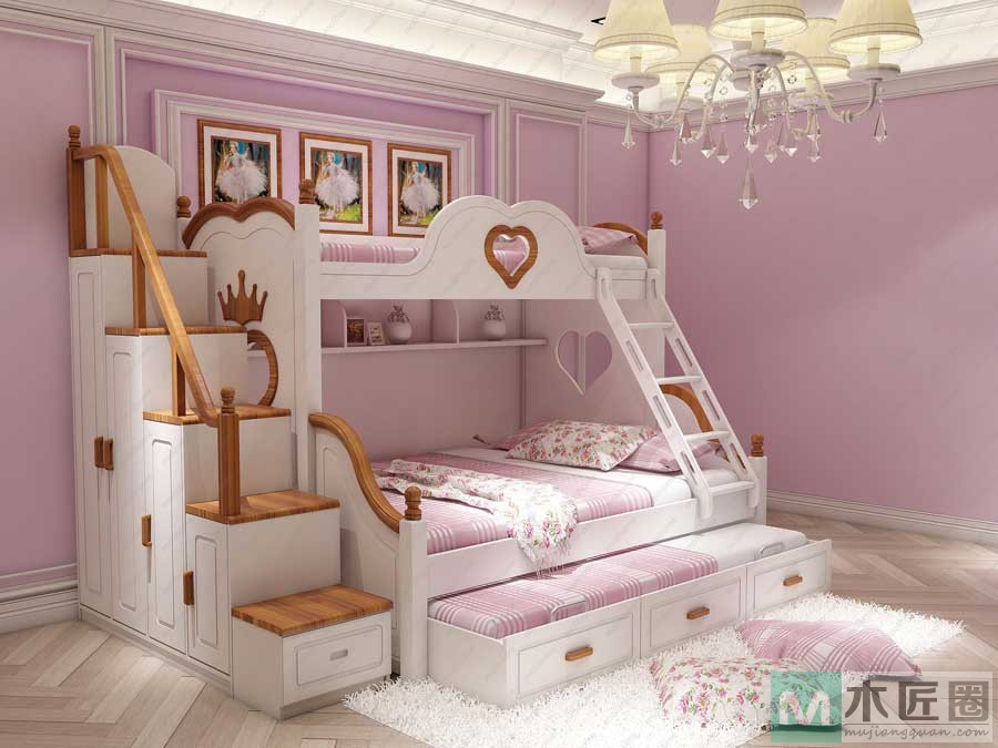 为孩子选择卧室家具时，节省空间的15款节省空间的上下床