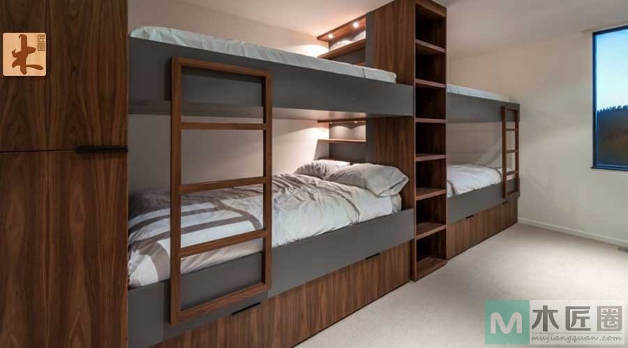 为孩子选择卧室家具时，节省空间的15款节省空间的上下床