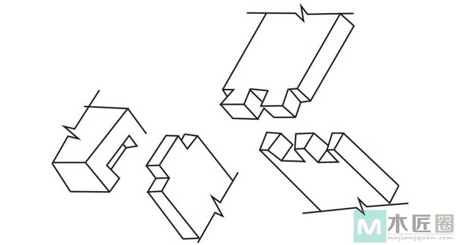 榫卯结构之燕尾榫