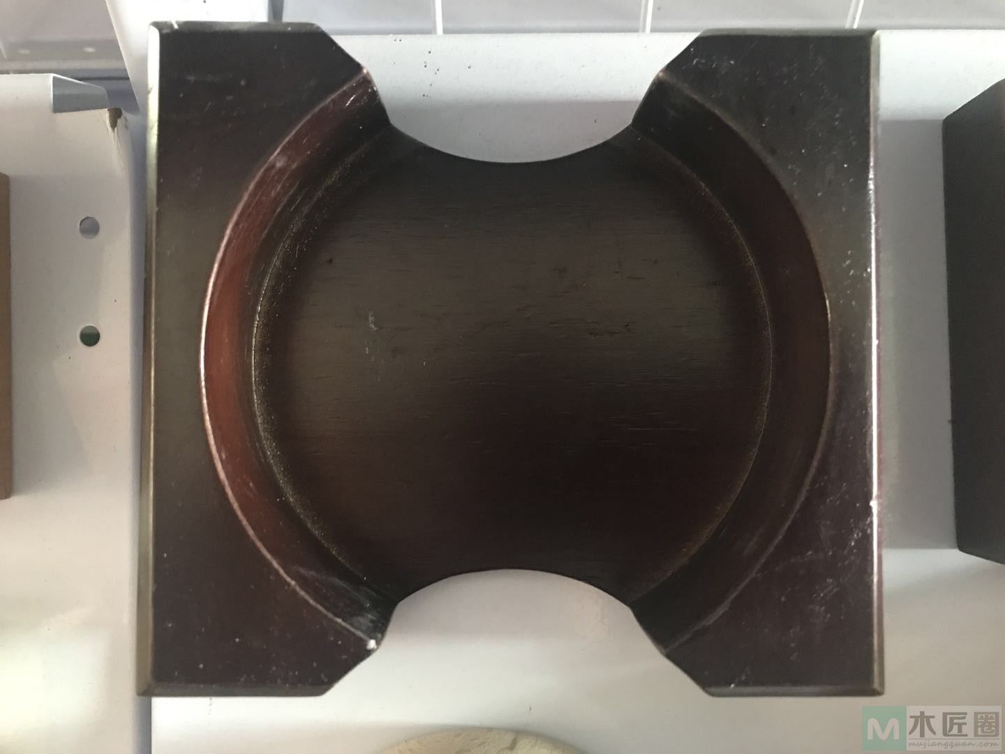 木碗钻孔机，圆环、木盖、木杯子生产工具