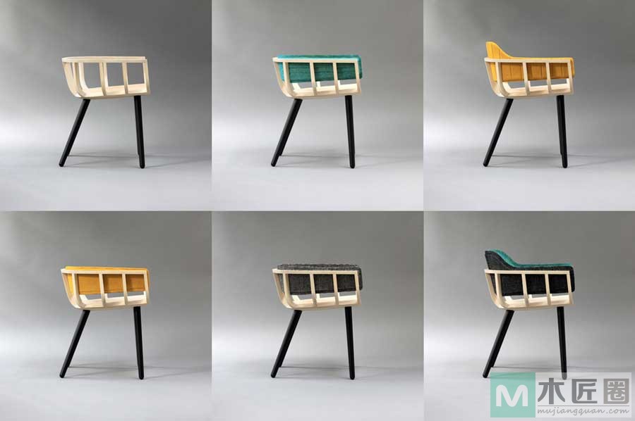 创意十足椅子，变换颜色如此简单