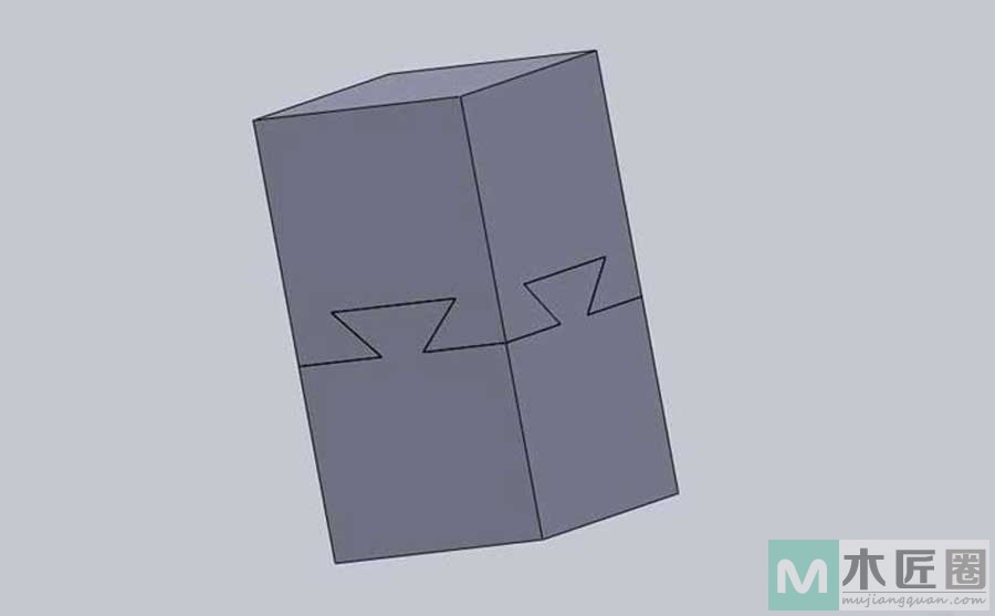 榫卯艺术，四面燕尾榫的做法，以及榫头是怎么连接的