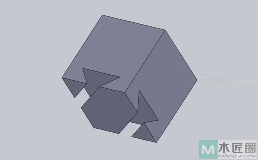 榫卯艺术，四面燕尾榫的做法，以及榫头是怎么连接的