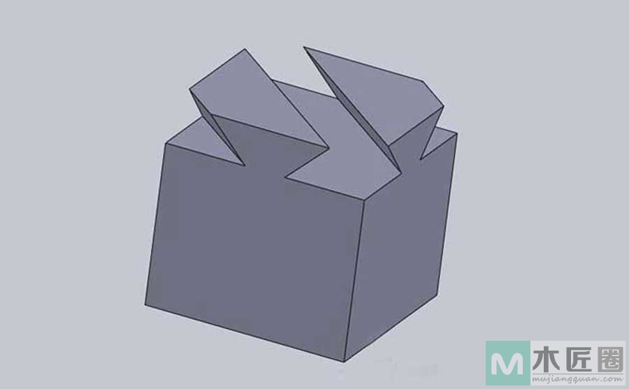 榫卯艺术，四面燕尾榫的做法，以及榫头是怎么连接的