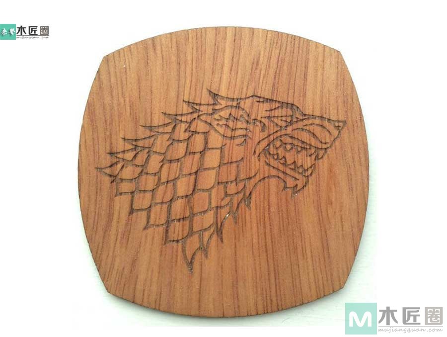 木工diy图解，木工爱好者自制实木杯垫的制作教程