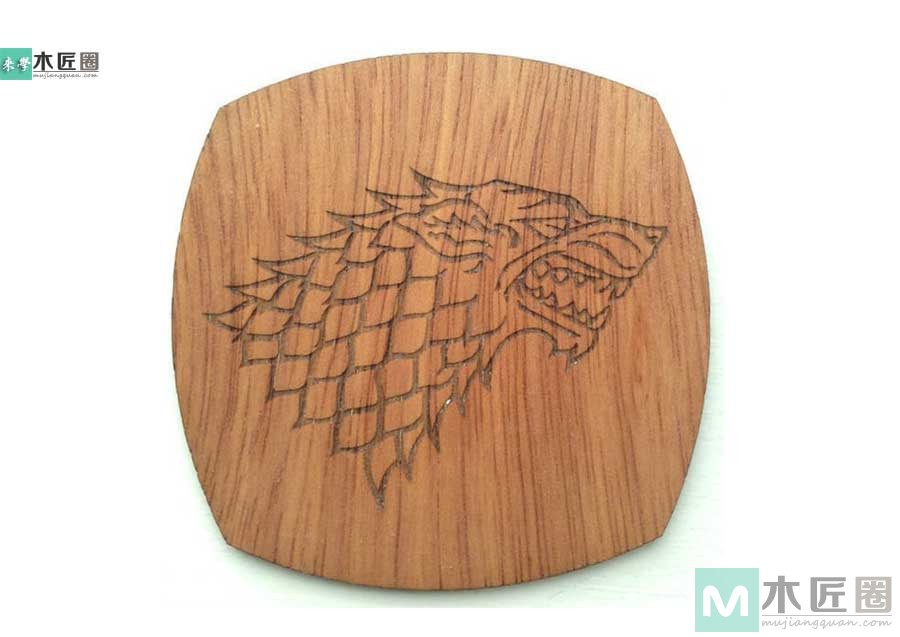 木工diy图解，木工爱好者自制实木杯垫的制作教程