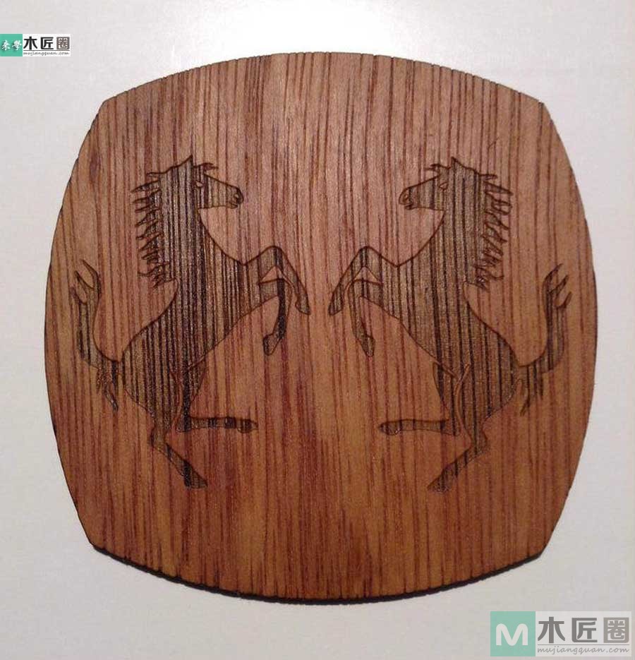 木工diy图解，木工爱好者自制实木杯垫的制作教程