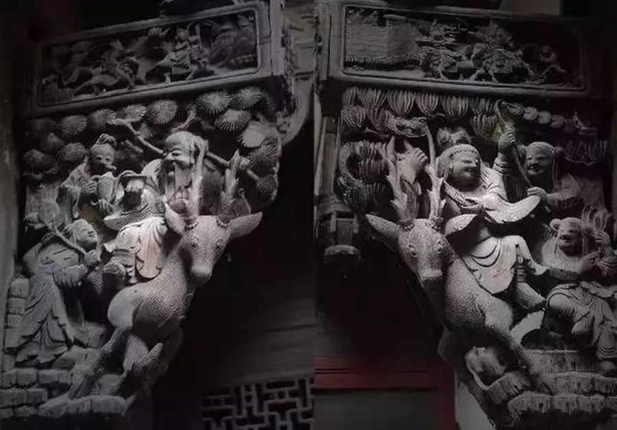 中国古建筑构件之美：雀替和牛腿，你分得清楚吗？