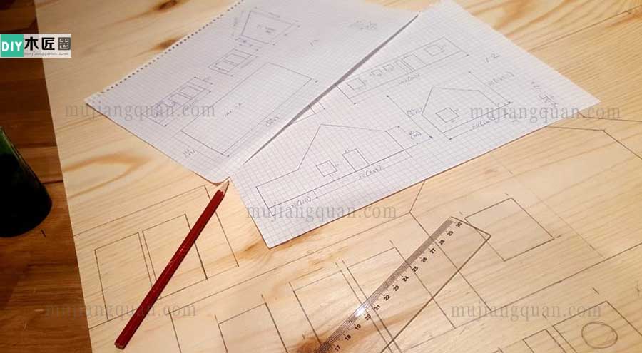 手工别墅模型制作方法图解，木工爱好者心得分享