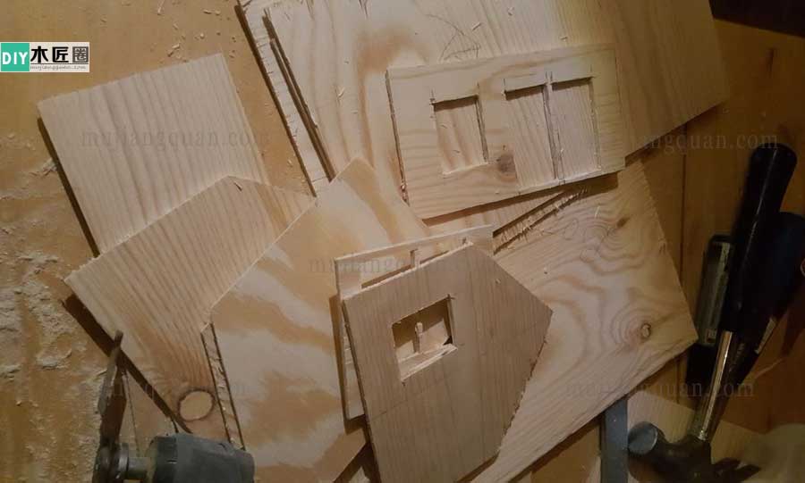 手工别墅模型制作方法图解，木工爱好者心得分享