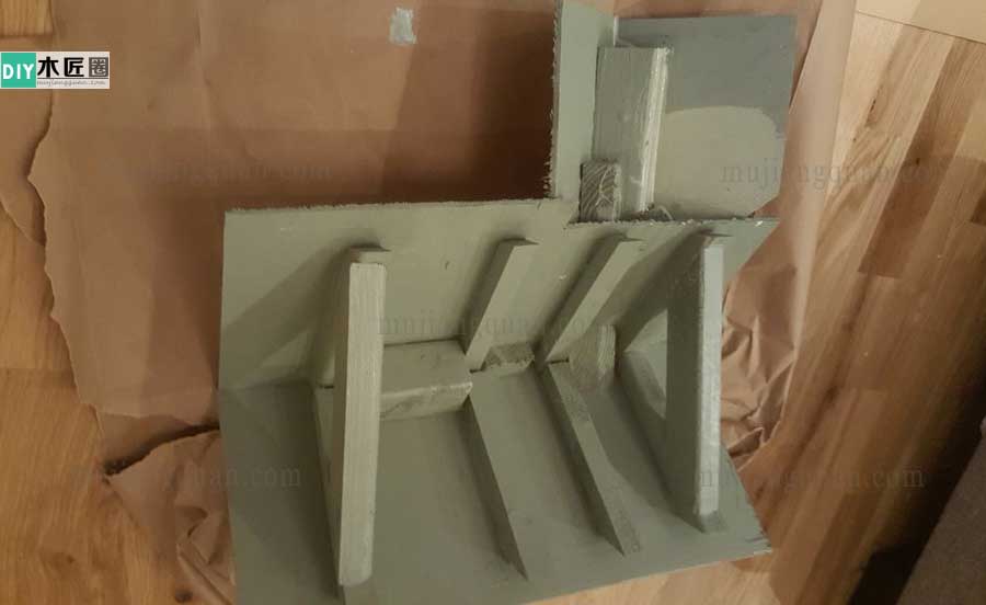 手工别墅模型制作方法图解，木工爱好者心得分享