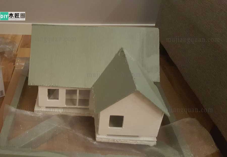 手工别墅模型制作方法图解，木工爱好者心得分享