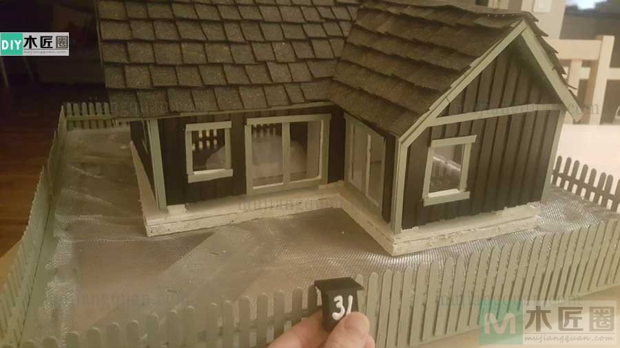 手工别墅模型制作方法图解，木工爱好者心得分享