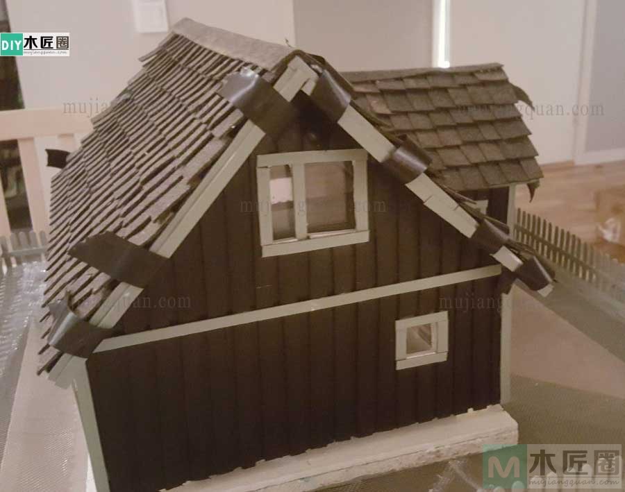 手工别墅模型制作方法图解，木工爱好者心得分享