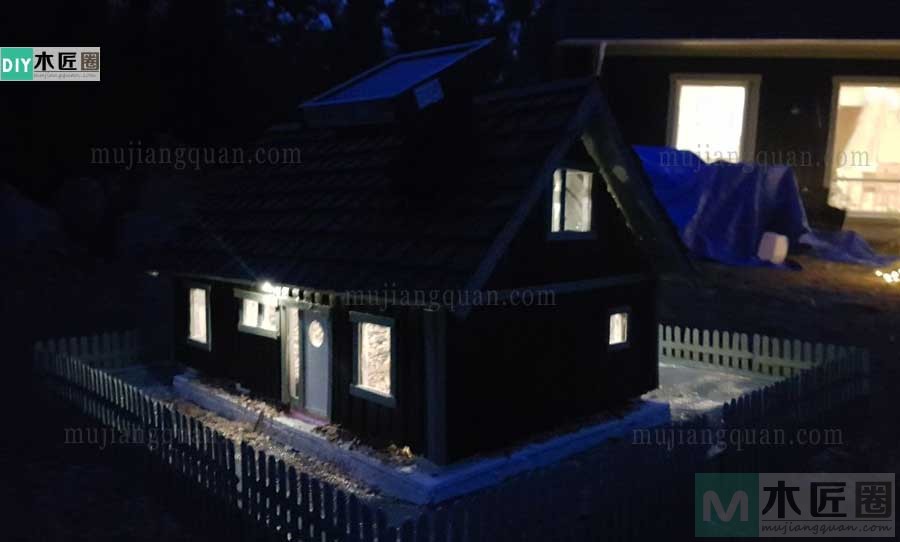手工别墅模型制作方法图解，木工爱好者心得分享