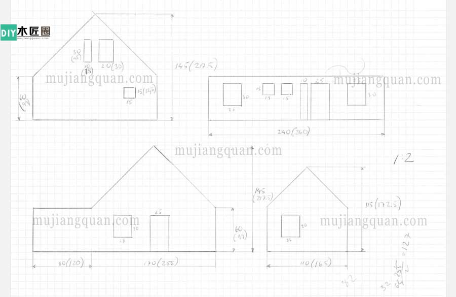 手工别墅模型制作方法图解，木工爱好者心得分享