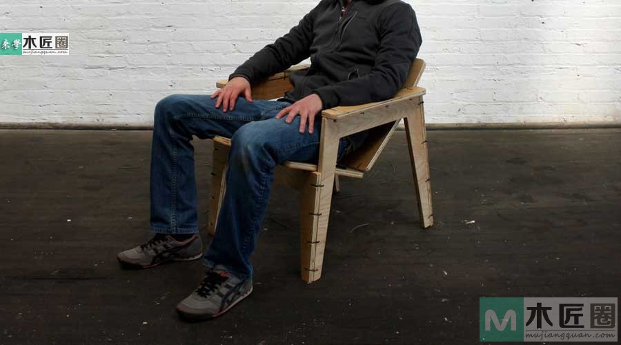 木工diy教学，用塑料扎带制作椅子