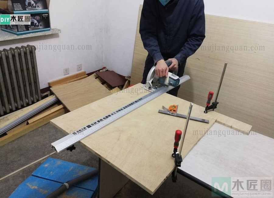木工爱好者分享木工桌的做法教程，亮点是桌子用料（2-1）